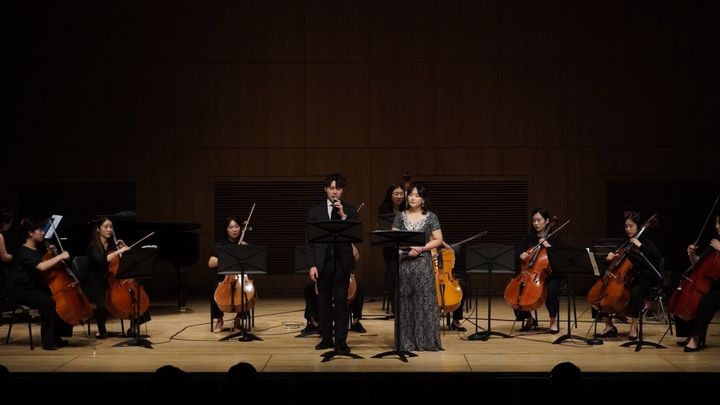 [산청=뉴시스] 경남첼리스타 앙상블 공연 모습 (사진=산청군 제공) 2025. 07. 02. photo@newsis.com *재판매 및 DB 금지
