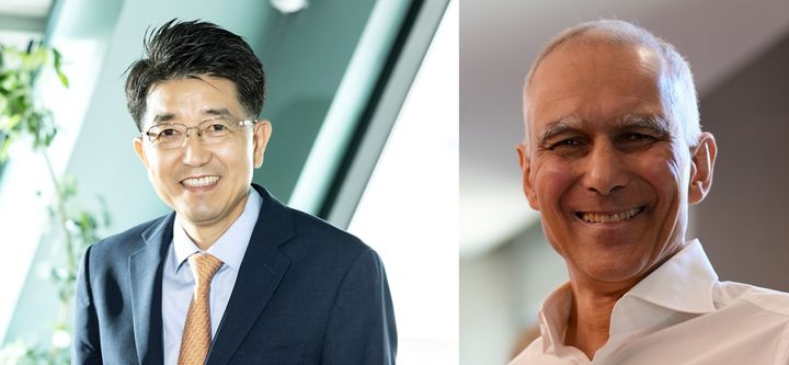 [서울=뉴시스]호암재단이 오는 12일 부산 벡스코에서 '노벨상 & 삼성호암수상자 특별 강연회'를 개최한다. 강연에는 2023년 노벨화학상 수상자인 모운지 바웬디 MIT 석좌교수(사진 오른쪽)와 2012년 삼성호암상 수상자인 현택환 서울대 석좌교수가 참여해 '퀀텀닷'과 '나노기술'을 주제로 강연을 진행한다. (사진 = 호암재단) 2025.07.02. photo@newsis.com&nbsp;&nbsp; *재판매 및 DB 금지