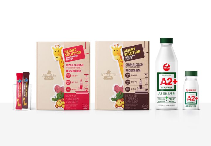 [서울=뉴시스] 동아제약 미니막스, 서울우유와 어린이 키성장 신제품 출시 이벤트 진행 (사진=동아제약 제공) 2025.07.02. photo@newsis.com *재판매 및 DB 금지