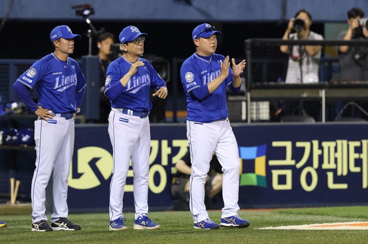 프로야구 삼성 라이온즈 박진만 감독(오른쪽). 2025.07.01. (사진=삼성 제공) *재판매 및 DB 금지