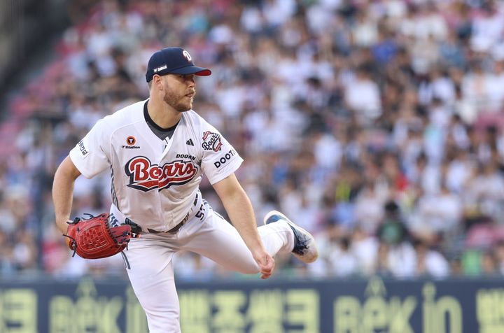 프로야구 두산 베어스 외국인 투수 콜 어빈. 2025.07.02. (사진=두산 제공) *재판매 및 DB 금지