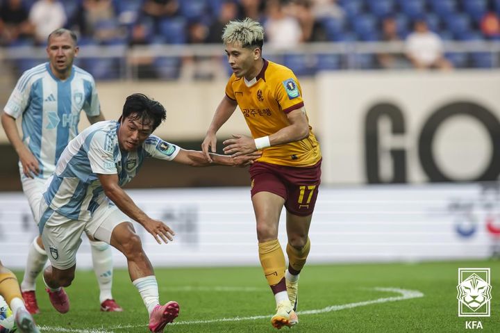 [서울=뉴시스] 2025 하나은행 코리아컵 준결승에 진출한 프로축구 K리그1 광주FC. (사진=대한축구협회 제공)