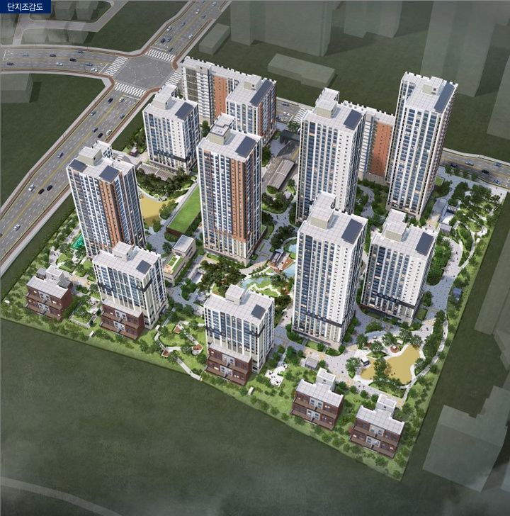 [서울=뉴시스] 한국토지주택공사(LH)가 경기도 고양장항 S1블록에 조성하는 공공분양 아파트 조감도. 2025.07.03. (자료=LH 제공) photo@newsis.com  *재판매 및 DB 금지