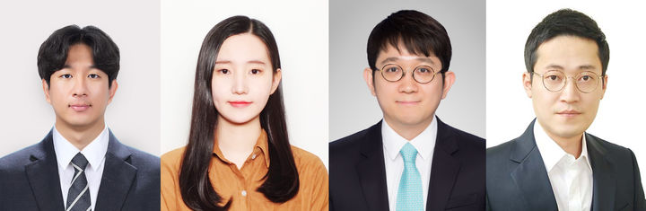 [인천=뉴시스] 인하대학교 신소재공학과 허지훈(왼쪽부터) 석사과정생, 김유나 석사과정생, 이문상 교수, 함명관 교수. (사진=인하대 제공) 2025.07.03. photo@newsis.com&nbsp;&nbsp;&nbsp;&nbsp; *재판매 및 DB 금지