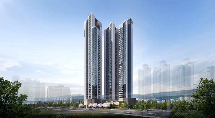 [서울=뉴시스] 쌍용 더 플래티넘 서면 투시도. (사진=쌍용건설 제공) 2025.07.03. photo@newsis.com *재판매 및 DB 금지