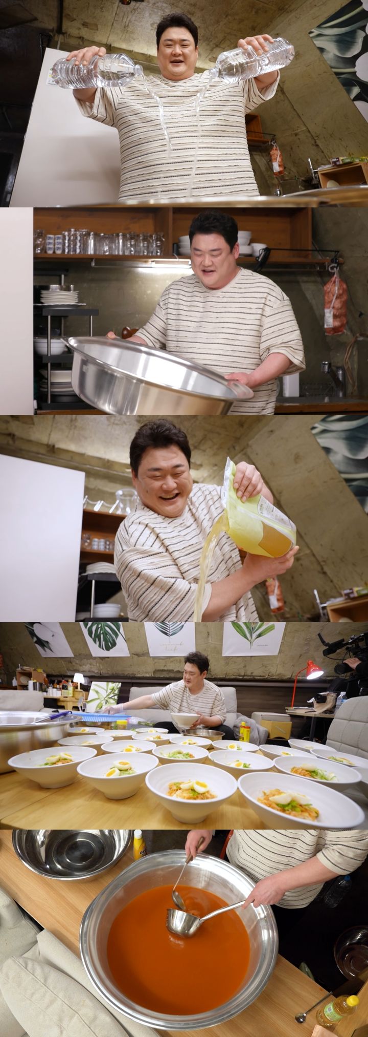 [서울=뉴시스] 오는 4일 오후 8시 30분 방송하는 KBS 2TV 예능 프로그램 '신상출시 편스토랑'에서는 김준현이 제작진들에게 대용량 요리를 해준다. (사진=KBS 2TV) 2025.07.03. photo@newsis.com *재판매 및 DB 금지