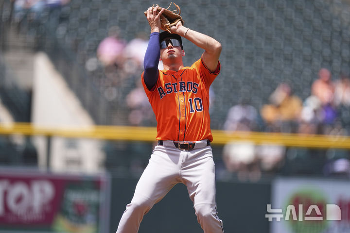 [덴버=AP/뉴시스] 메이저리그 휴스턴 애스트로스 내야수 셰이 위트컴. 2025.07.04.