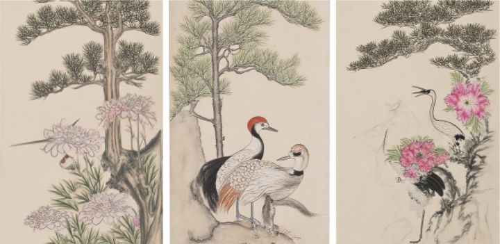 [서울=뉴시스] 인공지능(AI) 학습 후 화조도 재현 (사진=국가유산진흥원 제공) 2025.07.04. photo@newsis.com&nbsp; *재판매 및 DB 금지