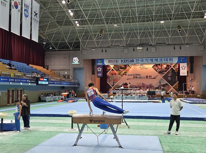 [서울=뉴시스] '제50회 KBS배 전국기계체조대회'가 4일부터 사흘간 강원 홍천의 홍천종합체육관에서 열린다. (사진=대한체조협회 제공) 2025.07.04. *재판매 및 DB 금지