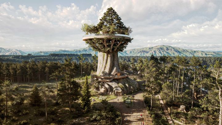 [창원=뉴시스] 강경국 기자 = 경남 창원시 성산구 대상공원 민간공원조성 특례사업으로 조성 중인 빅트리 조감도. (사진=창원시청 제공). 2025.07.04. photo@newsis.com *재판매 및 DB 금지