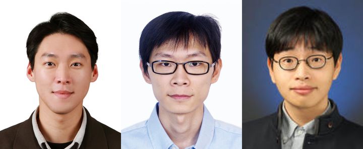 사진은 6월 30일 게재 논문 연구진이다. (왼쪽부터) 고려대 전주완 박사(제1저자), 난징고생물연구소 리치지엔(Li Qi-Jian) 박사(공동저자), 충남대 이정현 교수(교신저자). (사진=고려대 제공) *재판매 및 DB 금지