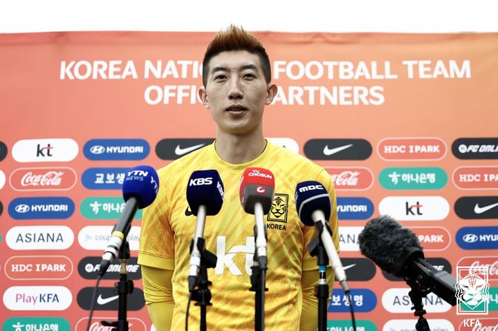 [서울=뉴시스] 축구 국가대표 골키퍼 조현우. (사진=대한축구협회 제공) *재판매 및 DB 금지