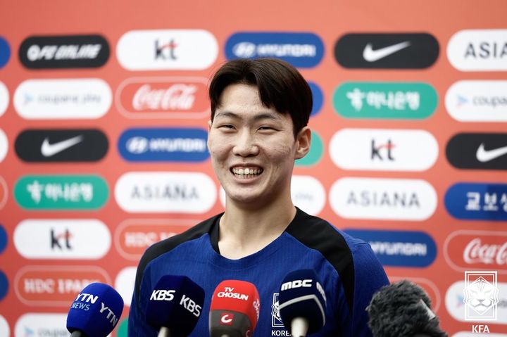 [서울=뉴시스] 축구 국가대표 미드필더 강상윤. (사진=대한축구협회 제공) *재판매 및 DB 금지