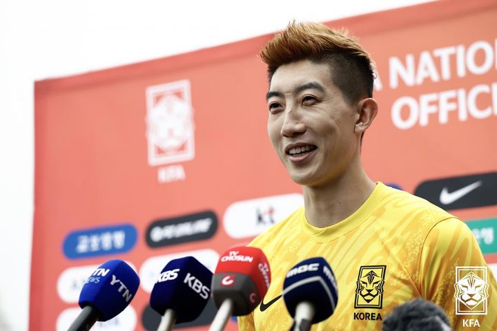 [서울=뉴시스] 축구 국가대표 골키퍼 조현우. (사진=대한축구협회 제공) *재판매 및 DB 금지