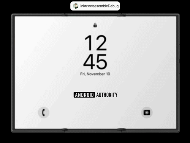 [서울=뉴시스] 미 IT 전문매체 안드로이드어서리티가 인용한 최신 One UI 8 빌드 포함 애니메이션 일부. (사진=안드로이드어서리티 갈무리) *재판매 및 DB 금지 *재판매 및 DB 금지