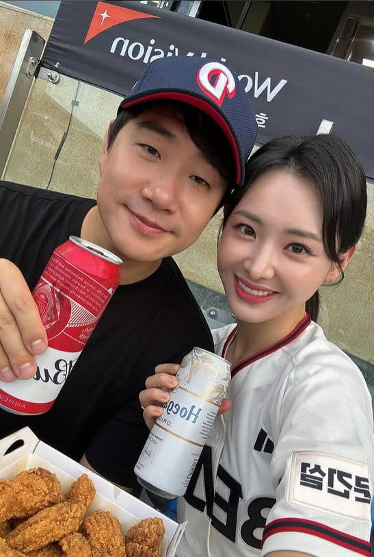 [서울=뉴시스] 배성재, 김다영. (사진=김다영 인스타그램 캡처) 2025.07.05. photo@newsis.com  *재판매 및 DB 금지