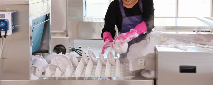 [청주=뉴시스] 청주시 다회용기 공공세척센터. photo@newsis.com *재판매 및 DB 금지