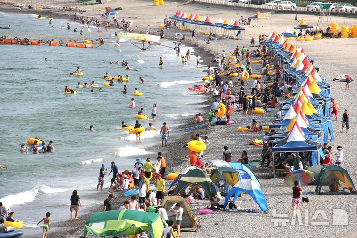 [경주=뉴시스] 경주 감포 해수욕장. (사진=뉴시스 DB). photo@newsis.com 