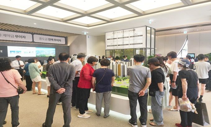 [서울=뉴시스] HL디앤아이한라 '부발역 에피트 에디션' 견본주택. (사진=HL디앤아이한라 제공) 2025.07.07. photo@newsis.com *재판매 및 DB 금지