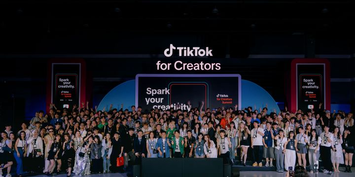 [서울=뉴시스] 틱톡이 지난 5일 서울 서초구 aT센터에서 국내외 350여명의 크리에이터들과 함께 '틱톡 포 크리에이터 서밋'을 열었다고 7일 밝혔다. (사진=틱톡 제공) *재판매 및 DB 금지