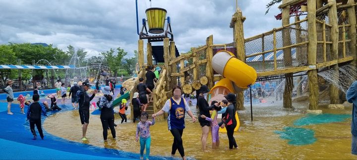 [의성=뉴시스] 조문국박물관 물놀이장 (사진=의성군 제공) 2025.07.07. photo@newsis.com *재판매 및 DB 금지