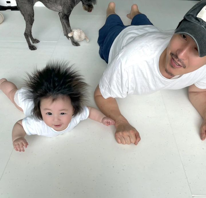 [서울=뉴시스] 배우 심형탁이 아들과의 다정한 일상을 공개했다. (사진=심형탁 인스타그램 캡처) 2025.07.07. photo@newsis.com *재판매 및 DB 금지