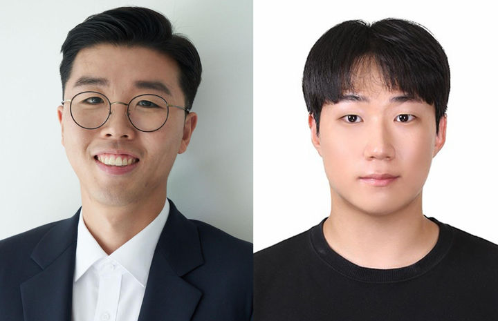[인천=뉴시스] 교신저자 인하대학교 김민규(왼쪽부터) 교수와 제1저자 강명수 석사과정생. (사진=인하대 제공) 2025.07.07. photo@newsis.com *재판매 및 DB 금지