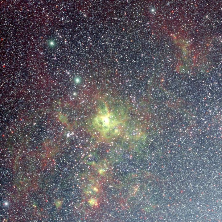 한국 스피어엑스 연구팀이 선정하고 합성해 공개한 타란툴라 성운의 모습. (사진=천문연 제공) *재판매 및 DB 금지