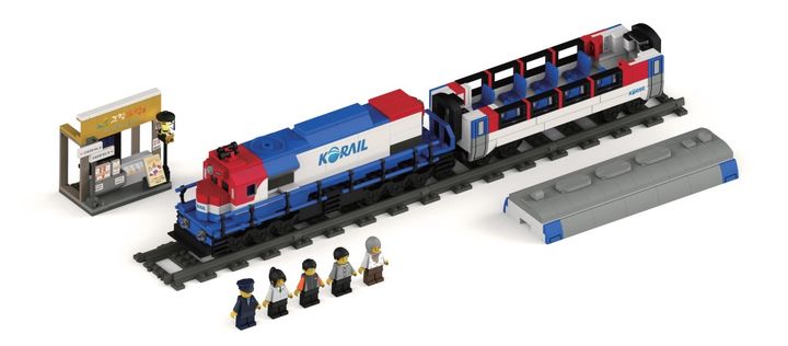 [서울=뉴시스] 사진은 뉴 무궁화호 열차 모형. 2025.07.07. (사진=코레일유통 제공) photo@newsis.com *재판매 및 DB 금지