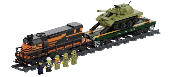 [서울=뉴시스] 사진은 군화물 열차블록 모형. 2025.07.07. (사진=코레일유통 제공) photo@newsis.com *재판매 및 DB 금지