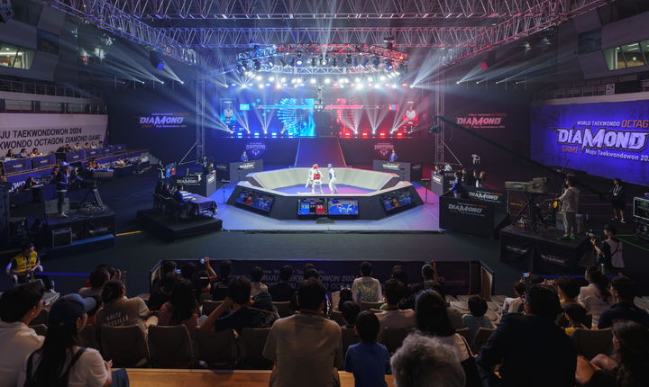 2024년 세계 태권도 다이아몬드게임 모습 *재판매 및 DB 금지
