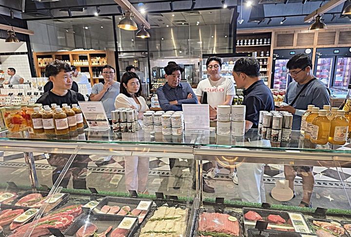 고급육 정육점 현지시장 조사 모습. *재판매 및 DB 금지