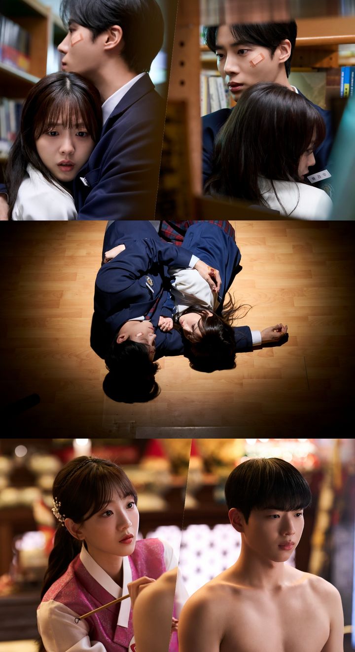 [서울=뉴시스] 조이현과 차강윤이 위기에 빠진 추영우를 살리기 위해 새로운 방법을 모색한다. (사진제공=tvN) 2025.07.07. photo@newsis.com&nbsp; *재판매 및 DB 금지