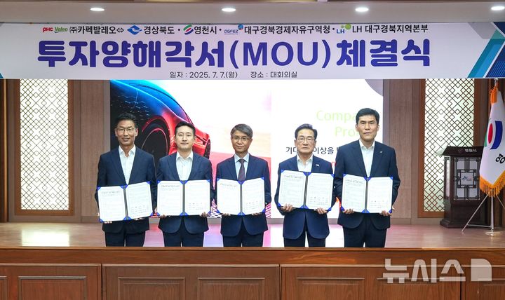 (주)카펙발레오, 영천하이테크파크지구 투자 양해각서 체결식