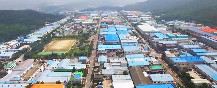 [칠곡=뉴시스] 왜관1일반산업단지. (사진=칠곡군 제공) 2025.07.08 photo@newsis.com *재판매 및 DB 금지