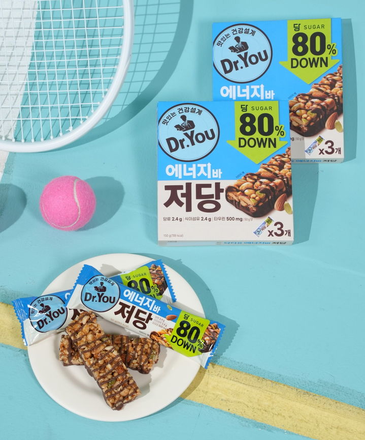 [서울=뉴시스] 오리온 닥터유 에너지바 저당 제품 이미지. (사진=오리온) 2025.07.08.  *재판매 및 DB 금지