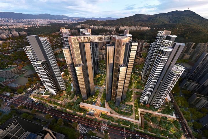 대우건설이 제안한 개포우성7차 재건축 사업 조감도. (사진=대우건설 제공) *재판매 및 DB 금지