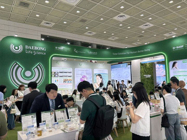 인코스메틱스 코리아 대봉엘에스 부스 전경. (사진=대봉엘에스) *재판매 및 DB 금지