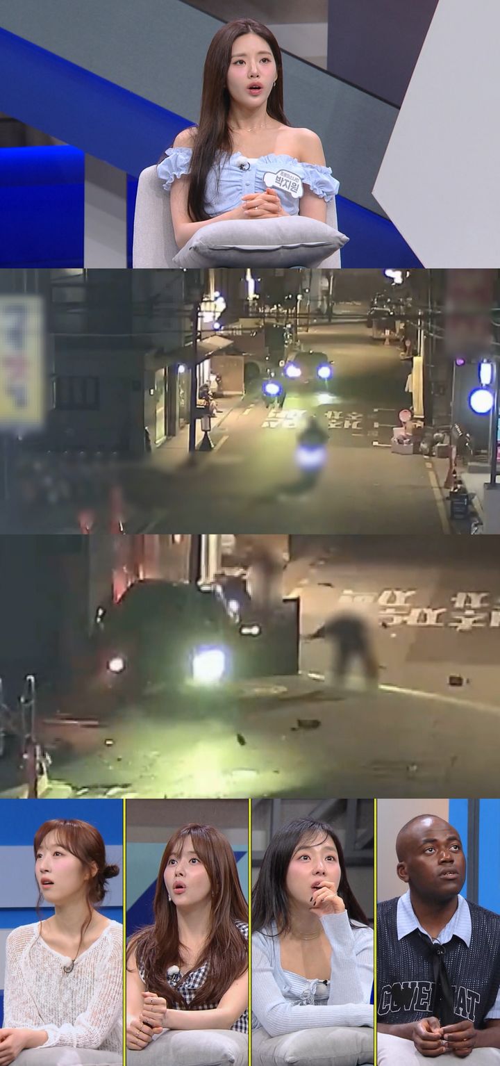 [서울=뉴시스] 8일 방송하는 JTBC 예능 프로그램 '한문철의 블랙박스 리뷰'에서는 지난 5월에 서울 반포동 주택가에서 발생한 사고를 집중 조명한다. (사진=JTBC) 2025.07.08. photo@newsis.com *재판매 및 DB 금지