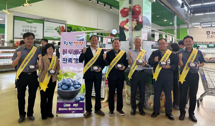 [청주소식]청원생명 블루베리, 농협유통 양재점서 할인행사 등