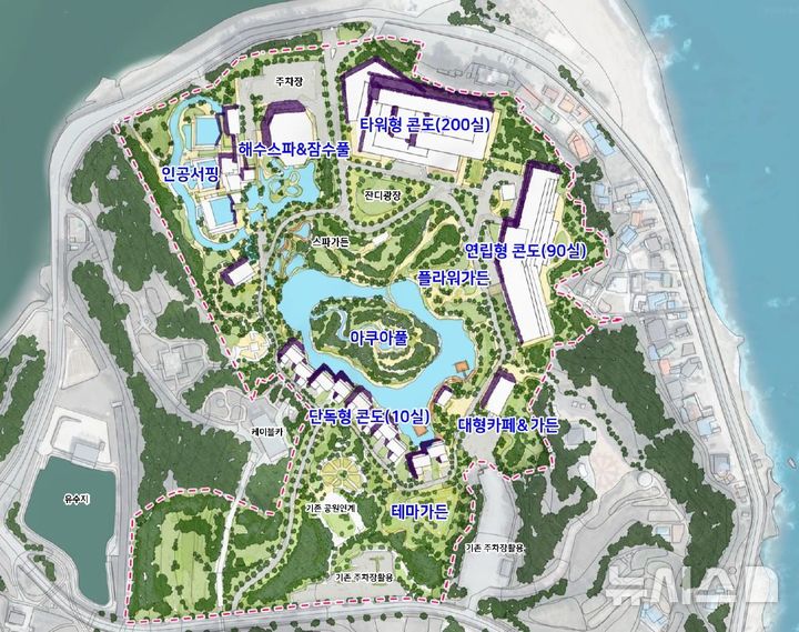 오션리조트 조감도.(사진=울진군 제공)