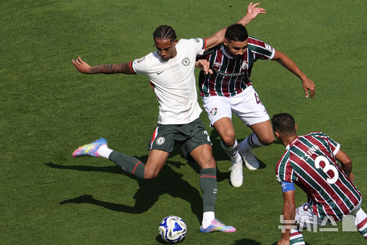 [이스트 레더퍼드=AP/뉴시스]첼시, 플루미넨시 꺾고 클럽월드컵 결승 선착. 2025.07.08.