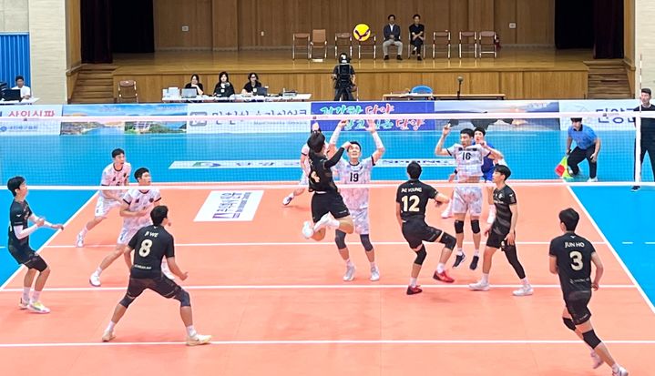 단양서 개막한 한국실업배구연맹전.(사진=단양군 제공) *재판매 및 DB 금지