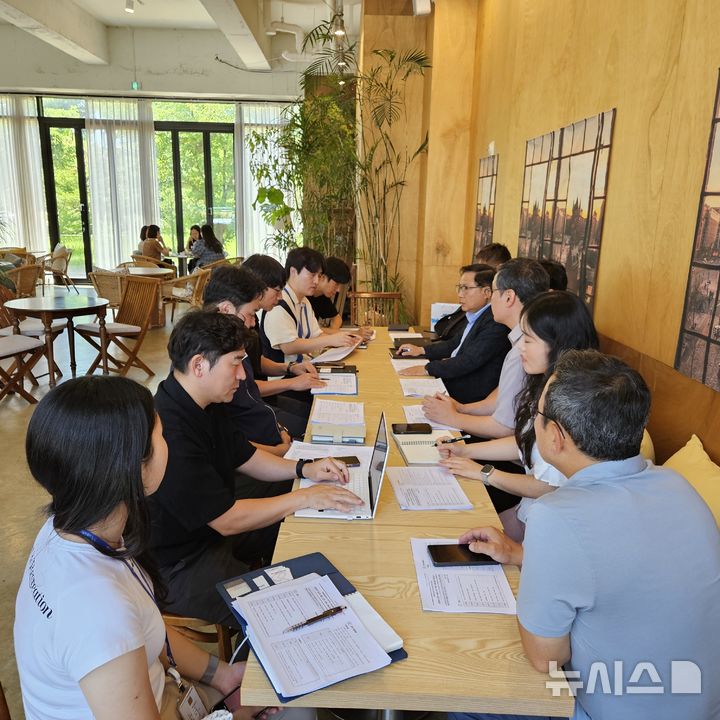 [전주=뉴시스] 전북TP, 전북 혁신기업 육성사업 활성화 간담회 모습. *재판매 및 DB 금지