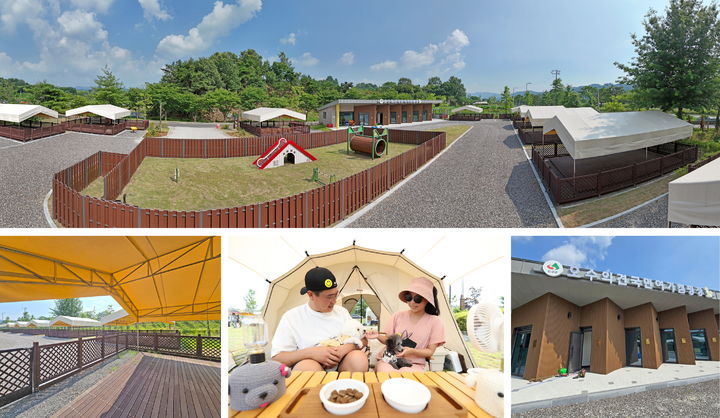 [임실=뉴시스] 11일 개장 예정인 임실 '오수의견 국민여가캠핑장'. *재판매 및 DB 금지