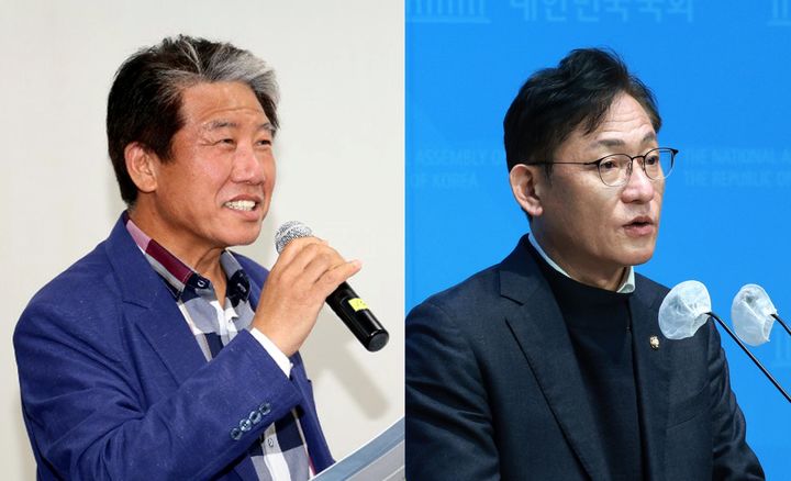 대통령실 해양수산비서관에 이영호 전 국회의원(왼쪽) 임명됐고, 대통령실 국민경청비서관엔 배진교 전 의원이 내정됐다. *재판매 및 DB 금지