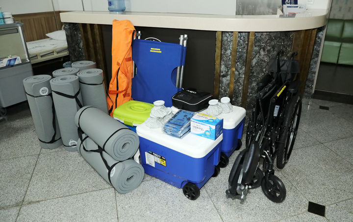 [서울=뉴시스] 프로야구 SSG 랜더스가 혹서기 관람 안전 대책을 마련해 실시하고 있다. (사진 = SSG 랜더스 제공) *재판매 및 DB 금지