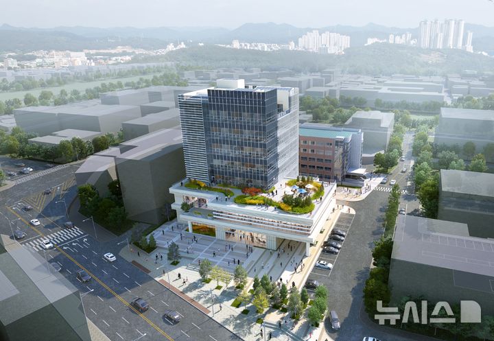 [창원=뉴시스]경남 서부권 창업거점 '그린스타트업타운' 조감도.(자료=경남도 제공) 2025.07.10.