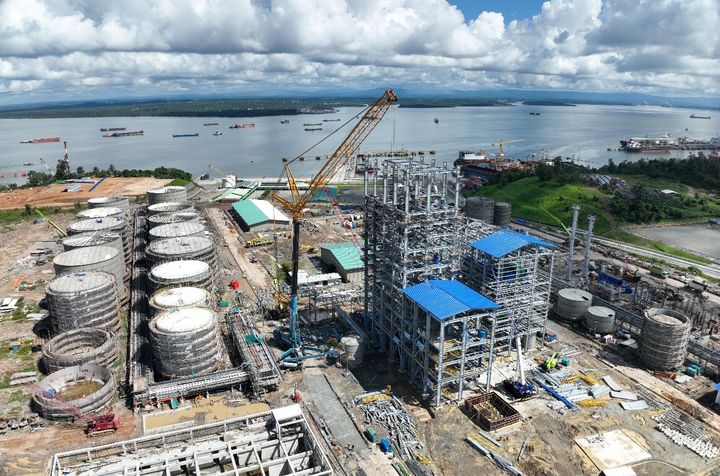 [서울=뉴시스] GS칼텍스와 포스코인터내셔널이 손잡고 짓고 있는 인도네시아 ARC 바이오 원료 정제시설 건설 현장. (사진=GS칼텍스 제공) 2025.7.11. photo@newsis.com *재판매 및 DB 금지