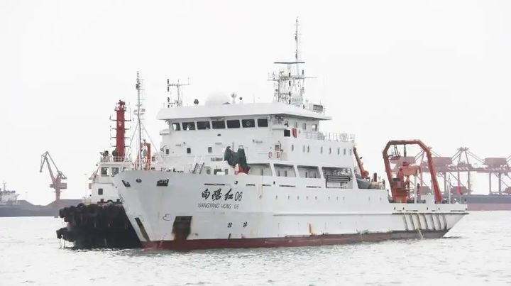 [서울=뉴시스]중국 해양 탐사선 샹양홍 6호.(출처=중국 국무원 국유 자산 감독 및 관리 위원회. 뉴욕타임스(NYT)에 서 재인용) 2025.7.11. *재판매 및 DB 금지